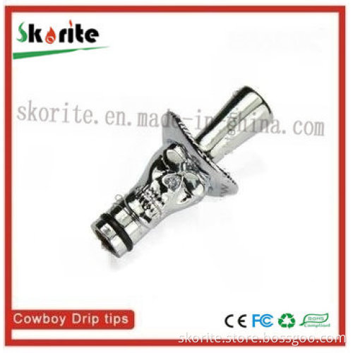 Skorite Latest Coming Fashion 510 Drip Tips-Cowboy/Skull Drip Tip Newest Drip Tip 2013